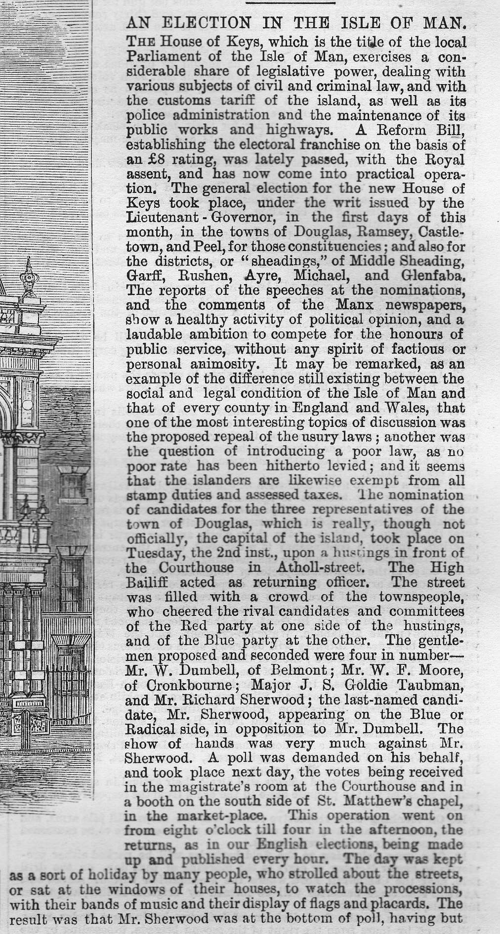 house of keys election text